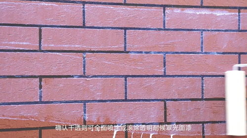 粵馬質感涂料仿磚格施工工藝流程