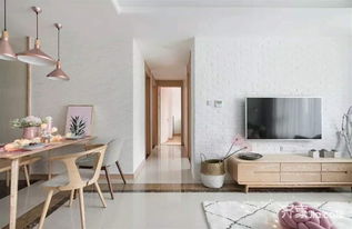 6.9萬72平米歐式兩房裝修效果圖,恬靜如水,大抵如此 裝修案例效果圖 齊家裝修網