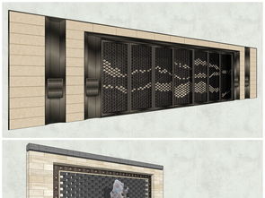 精品中式風格水景墻景墻景墻影壁墻文化墻圍墻園林景觀墻su模型設計素材 植物景觀模型大全 18543067